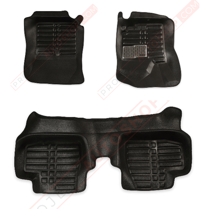 Honda BRV 5D All Black Car Floor Mats 2017-2021