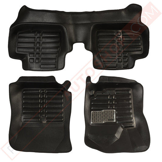 Honda BRV 5D All Black Car Floor Mats 2017-2021