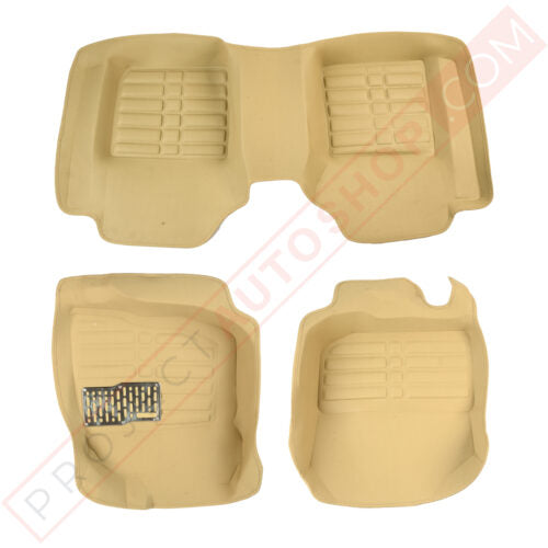 Honda Civic 5D Floor Mats Beige 2013-2016 Models