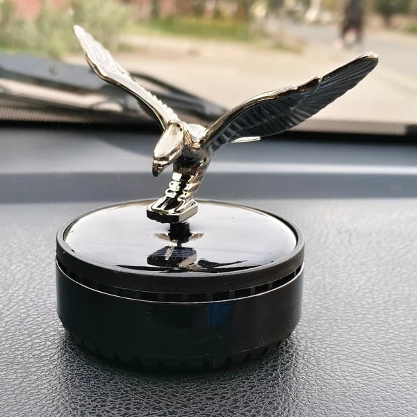 Car Dashboard Solar Air Freshener Eagle with Refill Perfume