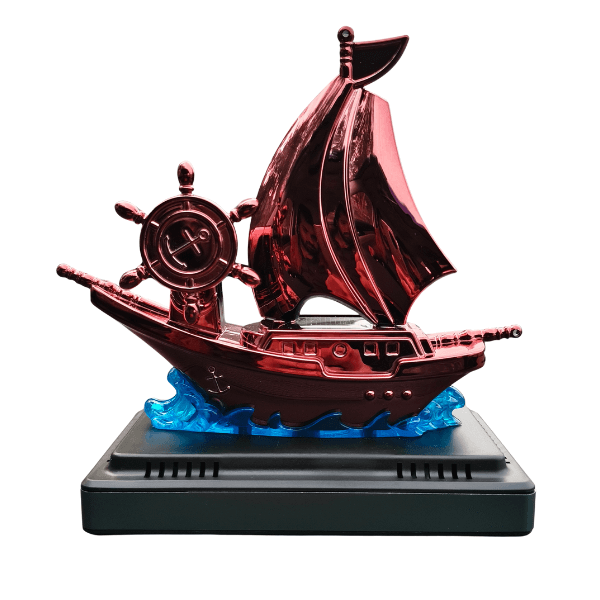 Car Dashboard Solar Air Freshener Ship with Refill Perfume