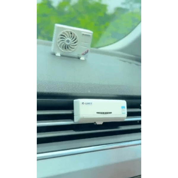 Solar Car Air Freshener Mini Air Conditioner