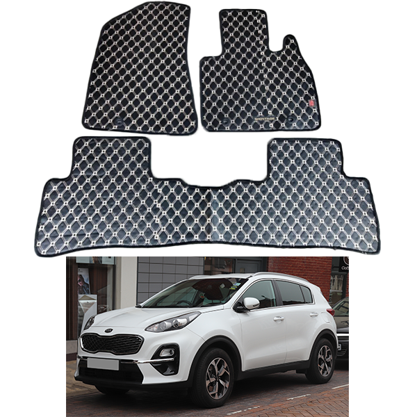 KIA Sportage 7D Flat Floor Mat With Logo