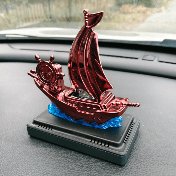 Car Dashboard Solar Air Freshener Ship with Refill Perfume