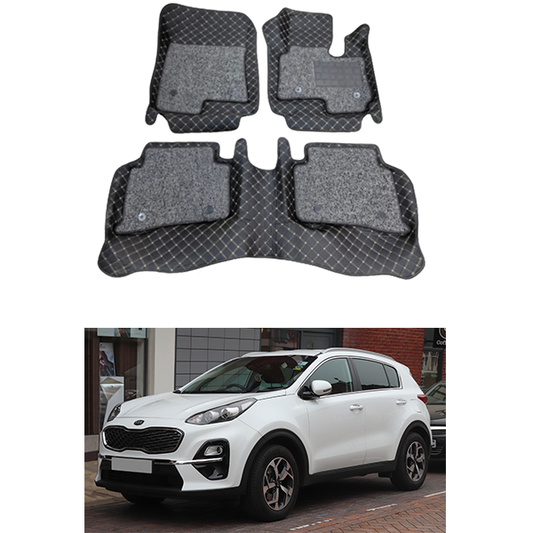 KIA Sportage Latex Smoke Grey Floor Mat