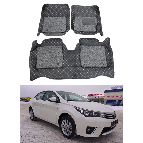 Toyota Corolla 8D Car Floor Mat Black 2015-2022