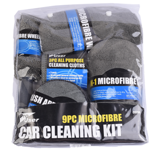 9Pcs Detailing Cars Cleaning Kit Soft Durable Material
