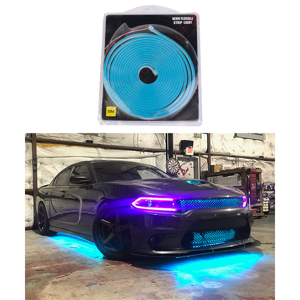 Universal Car Underneath Long Strip Ice Blue LED Light