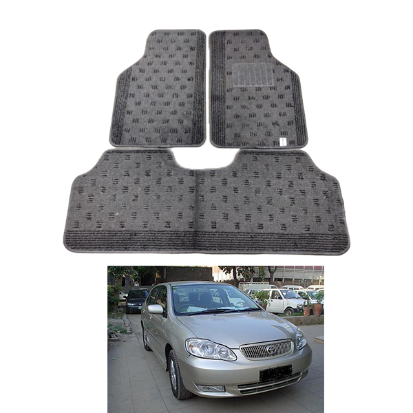 Toyota Corolla Grey Carpet Mat 2002-2008 Car Models