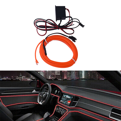 Universal Orange EL Wire Light For All Car Models