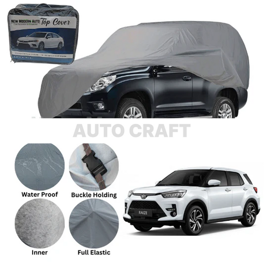 Toyota Raize Anti Scratch Water Resistant PVC Cotton Top Cover
