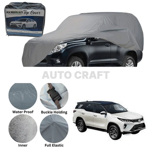 Toyota Fortuner Anti Scratch Water Resistant PVC Cotton Top Cover