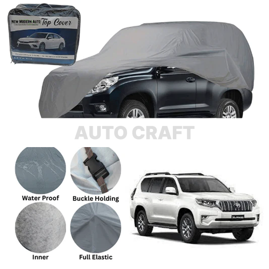 Toyota Prado Anti Scratch Water Resistant PVC Cotton Top Cover