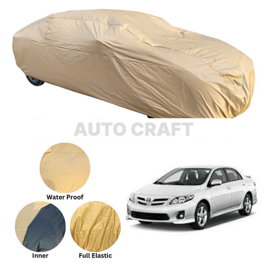 Toyota Corolla Anti Scratch Water Resistant Nylon Top Cover | Model 2008 - 2014