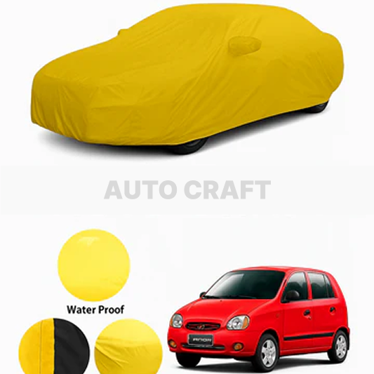 Hyundai Santro Microfiber Anti Scratch & Anti Swirls Water Resistant Top Cover