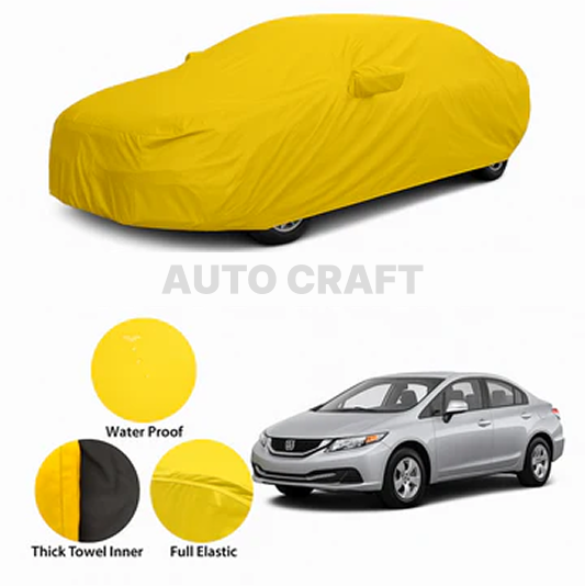 Honda Civic Microfiber Anti Scratch & Anti Swirls Water Resistant Top Cover | Model 2013 - 2016