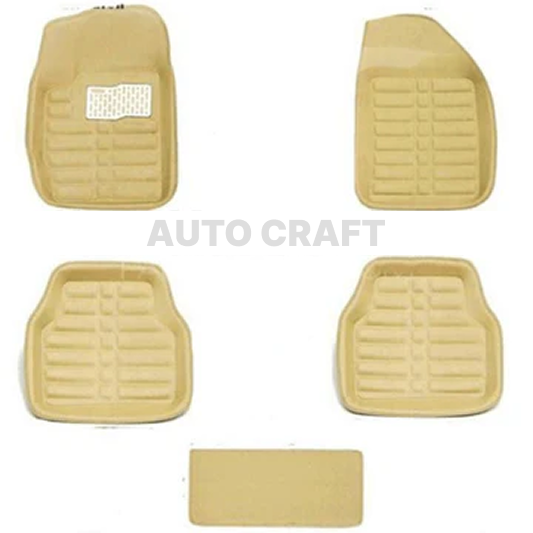 Universal 5D Custom Floor Mats | 5 Pcs