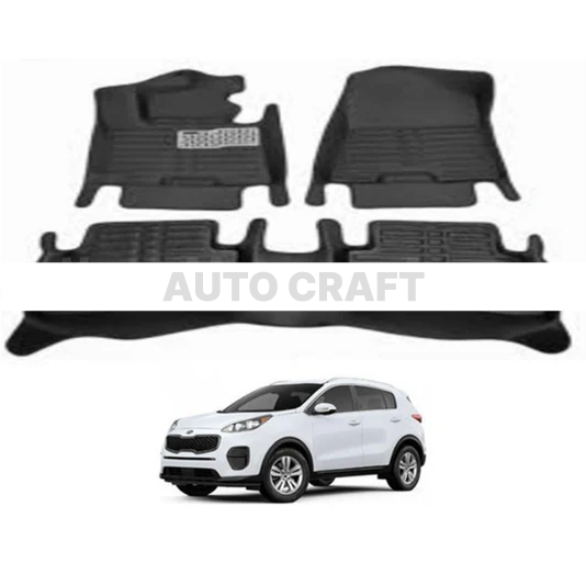 KIA Sportage 5D Floor Mats | 3 Pcs | Sportage Best Floor Mats | Sportage 5D Floor