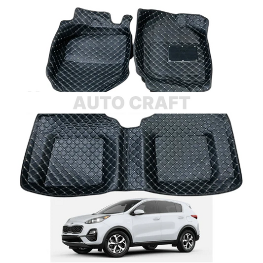 KIA Sportage 6D Floor Mats | 3 Pcs | Soprtage Best Floor Mats | Sportage 6D Floor