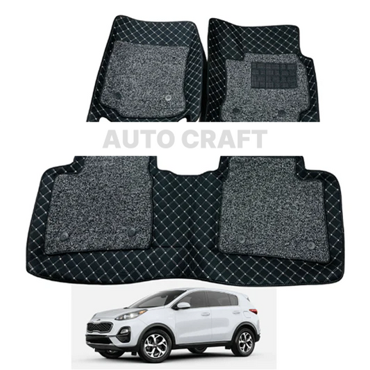 KIA Sportage 8D Floor Mats | 3 Pcs | Sportage Best Floor Mats | Sportage 8D Floor