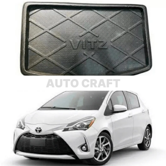 Toyota Vitz PVC Trunk Mat - Model 2014-2020