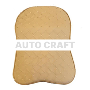 Universal Imported Leather Neck Rest Head Rest Cushion | Light Brown