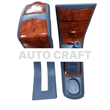 Suzuki Mehran Gray Console Box and Arm Rest Set With Universal Fitting