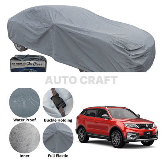 Proton X70 Anti Scratch Water Resistant PVC Cotton Top Cover