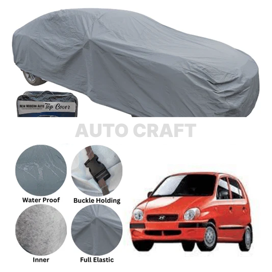 Hyundai Santro Anti Scratch Water Resistant PVC Cotton Top Cover
