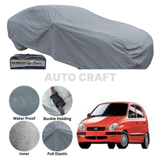 Hyundai Santro Anti Scratch Water Resistant PVC Cotton Top Cover