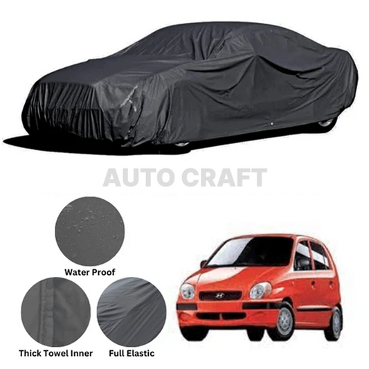 Hyundai Santro Microfiber Anti Scratch & Anti Swirls Water Resistant Top Cover