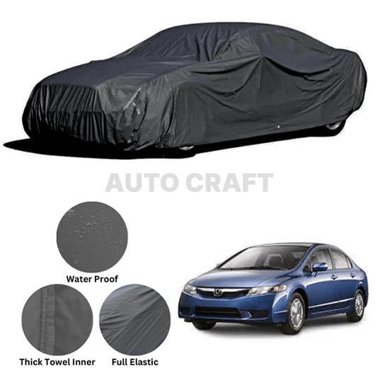 Honda Civic Microfiber Anti Scratch & Anti Swirls Water Resistant Top Cover | Model 2007 - 2012