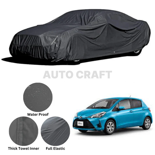 Toyota Vitz Microfiber Anti Scratch & Anti Swirls Water Resistant Top Cover | Model 2017 - 2022