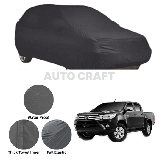Toyota Vigo Revo Microfiber Anti Scratch & Anti Swirls Water Resistant Top Cover