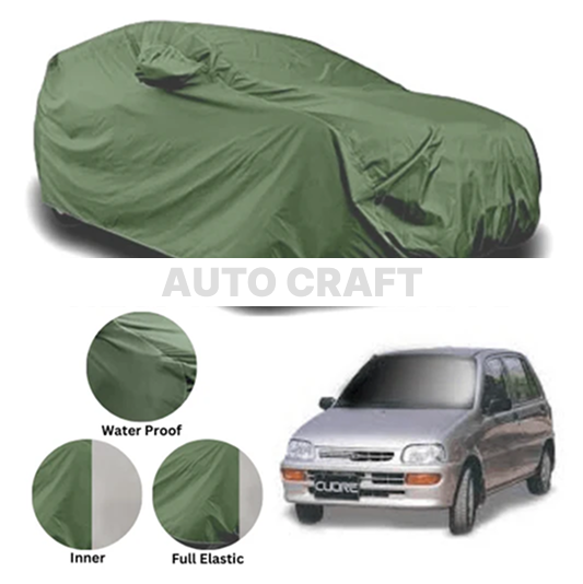 Daihatsu Coure Anti Scratch Water Resistant Neoprene Top Cover Green