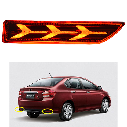Honda City Back Bumper Arrow Lava Light 2014-2022