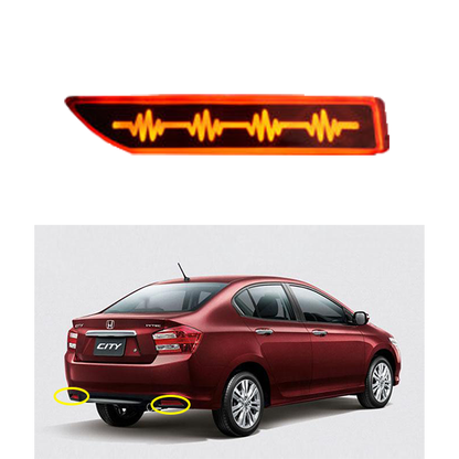 Honda City Heart Beat Bumper Lava Light 2014-2022
