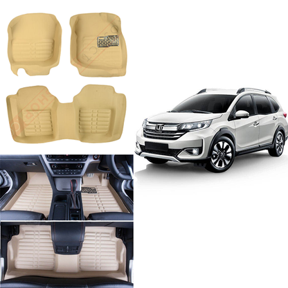 Honda BRV 5D Floor Mats Beige 2017-2022 Models