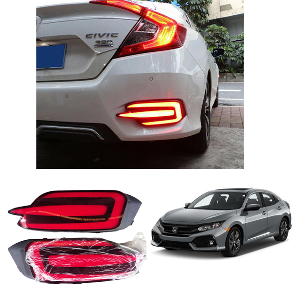 Honda Civic Back Bumper Lava Light 2016-2021