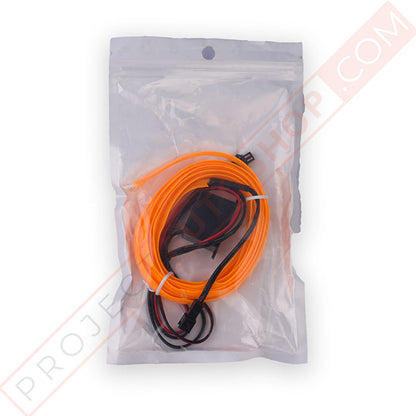 Universal Orange EL Wire Light For All Car Models