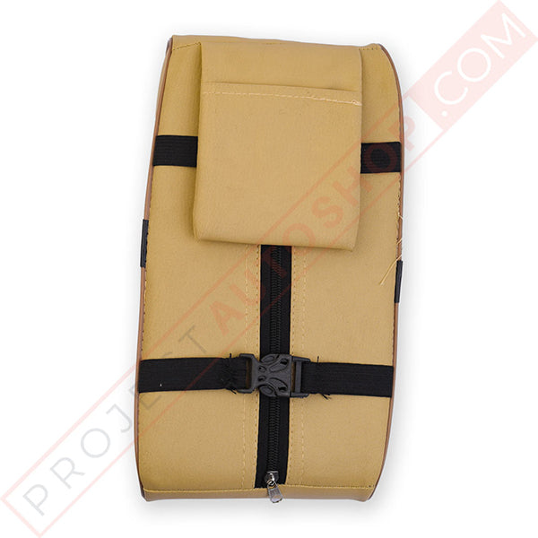 Universal Car Seat Armrest Cushion Beige Color