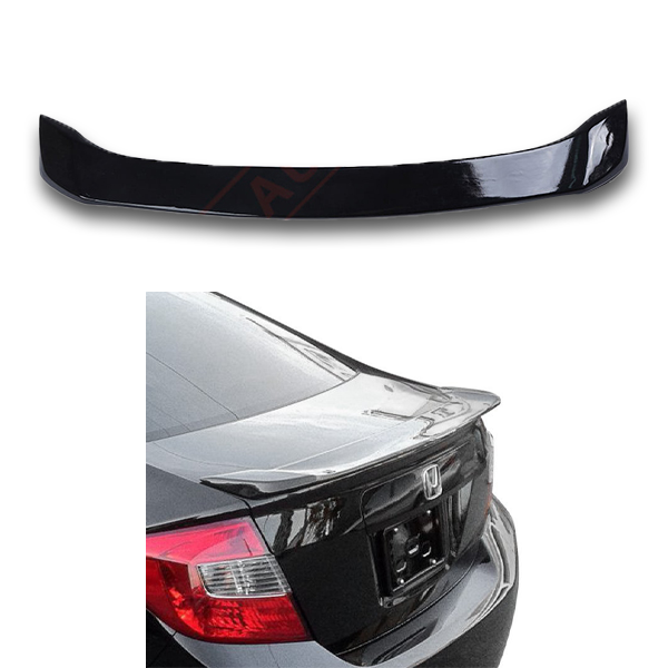 Honda Civic Black Color Car Spoiler 2013-2016