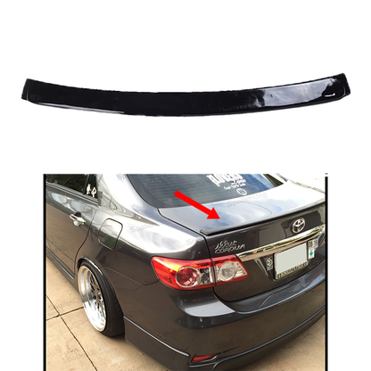 Toyota Corolla Black Spoiler For 2012-2014 Models