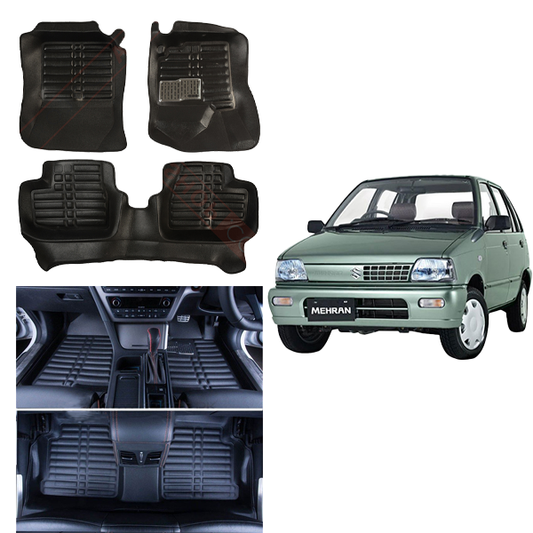 Suzuki Mehran 5D Floor Mat For 1990-2016 Models
