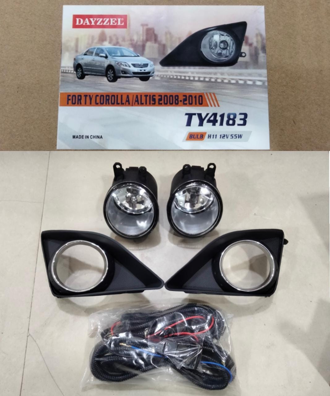 Toyota Corolla Car Fog Light Chrome 2009-2011