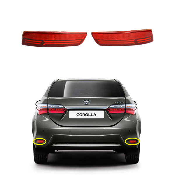 Toyota Corolla Lava Back Bumper Light 2015-2018