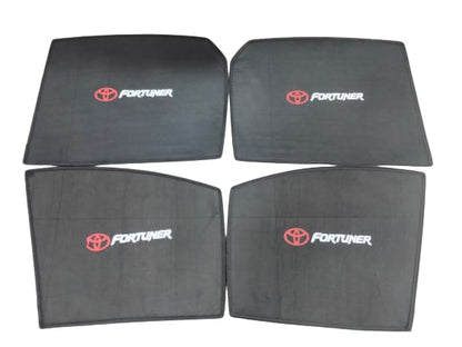 Toyota Fortuner 4Pcs Sun Shades With Logo