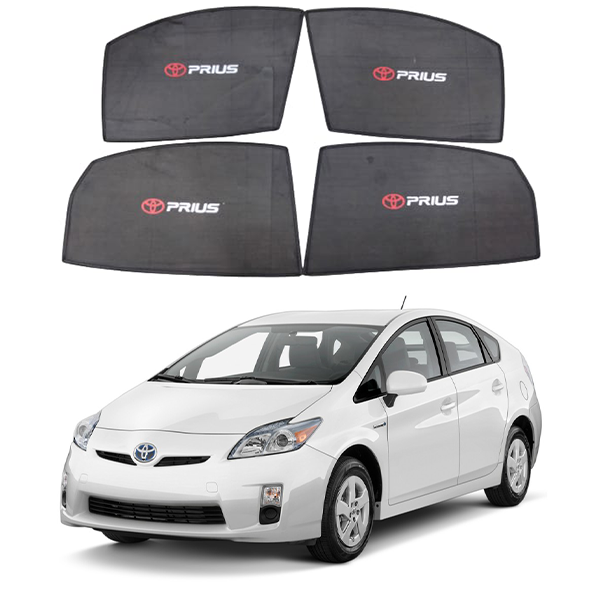 Toyota Prius 4Pcs Car Sun Shades With Logo