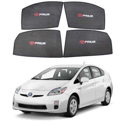 Toyota Prius 4Pcs Car Sun Shades With Logo