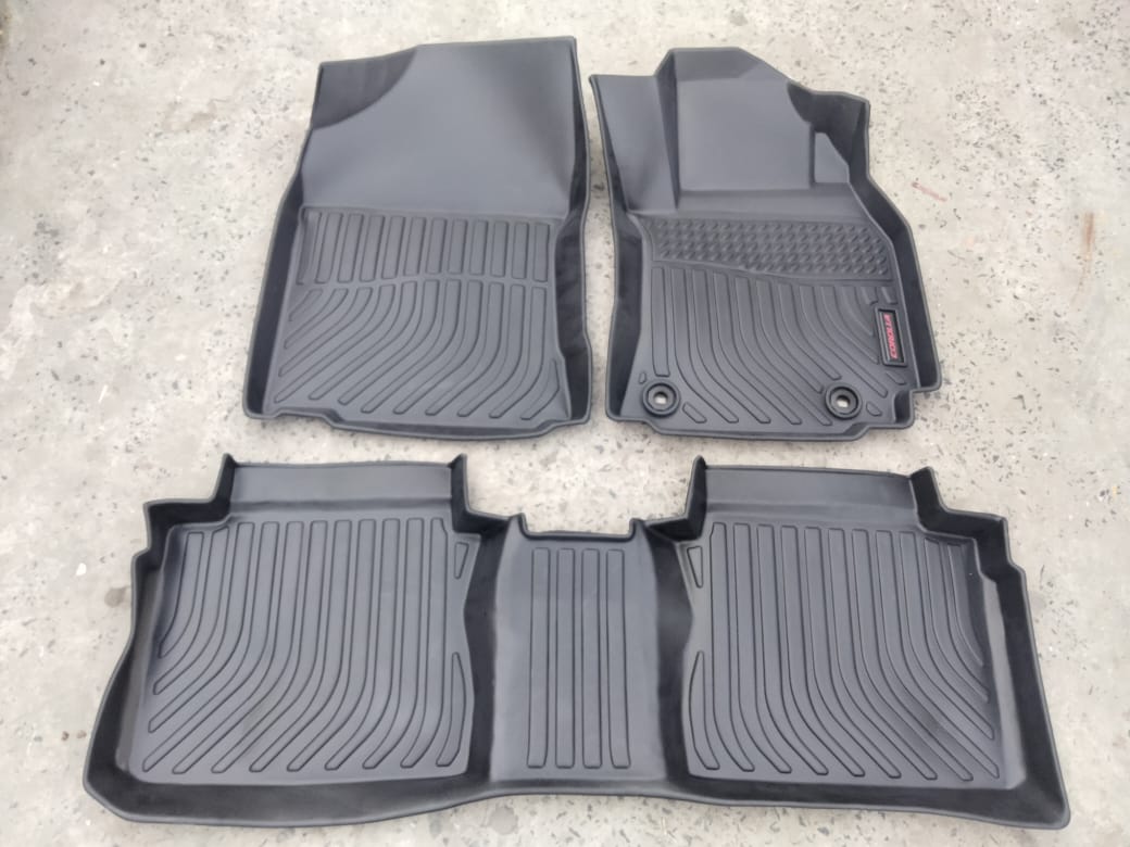 Toyota Corolla TPR Plastic Floor Mat Black 2015-2022